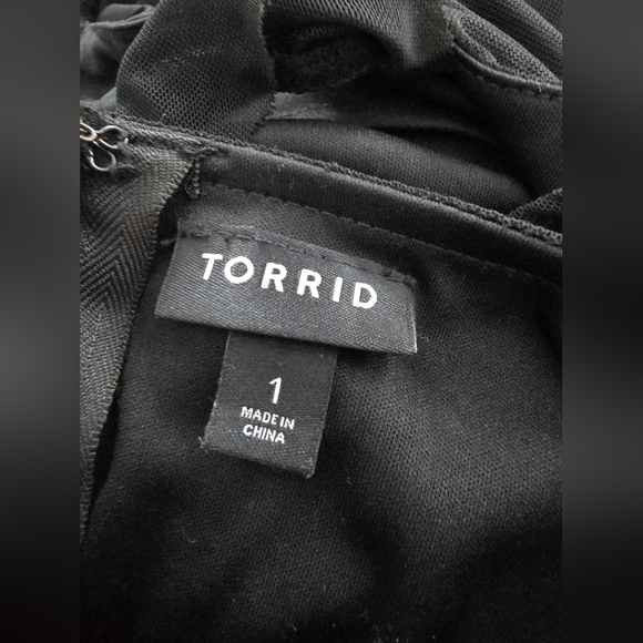 Torrid Elegant Black One-Shoulder Ruffle Dress - Picture 10 of 14